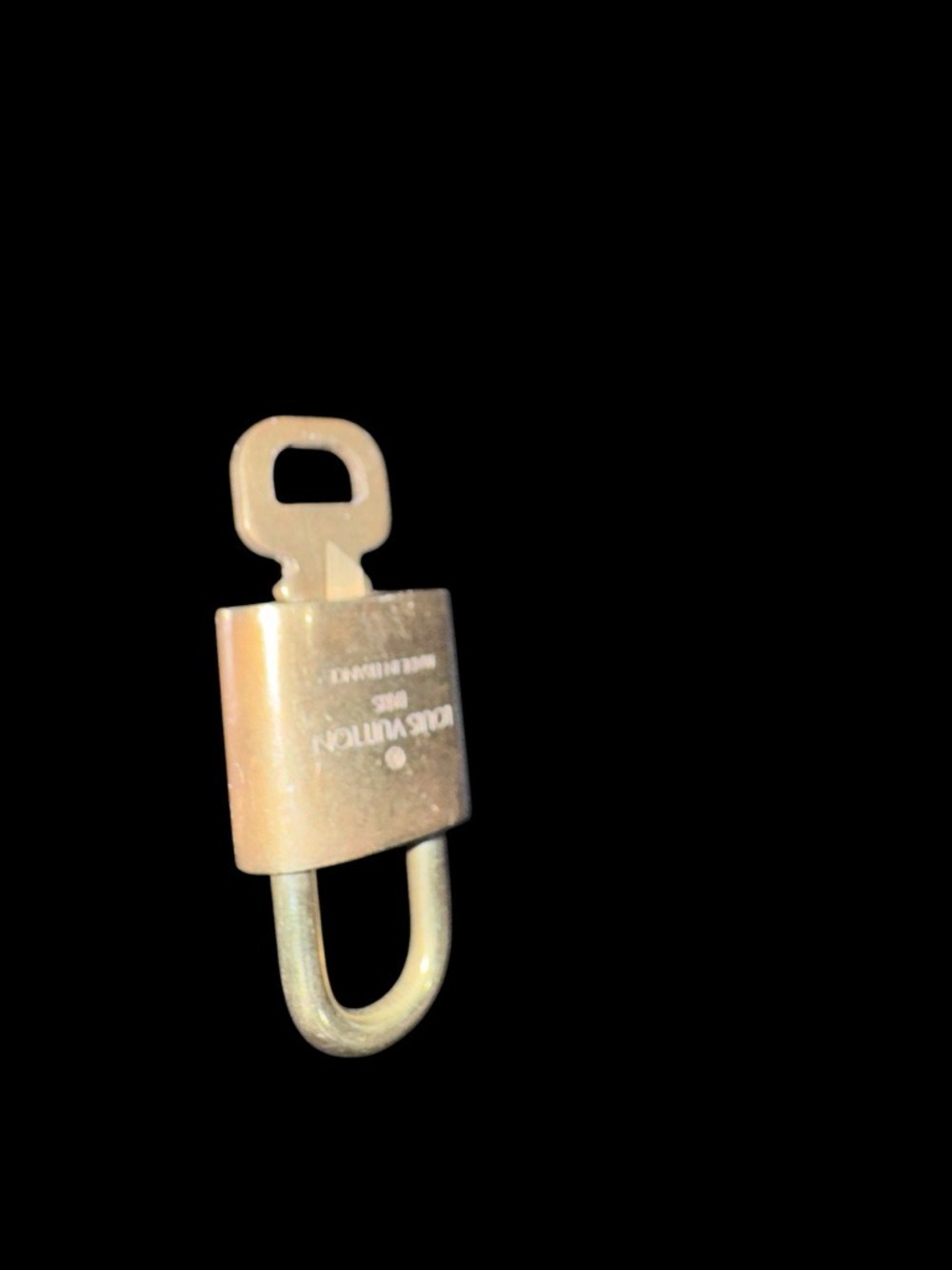 Louis Vuitton Metallic Gold Padlock with Key #316 - Picture 4 of 6